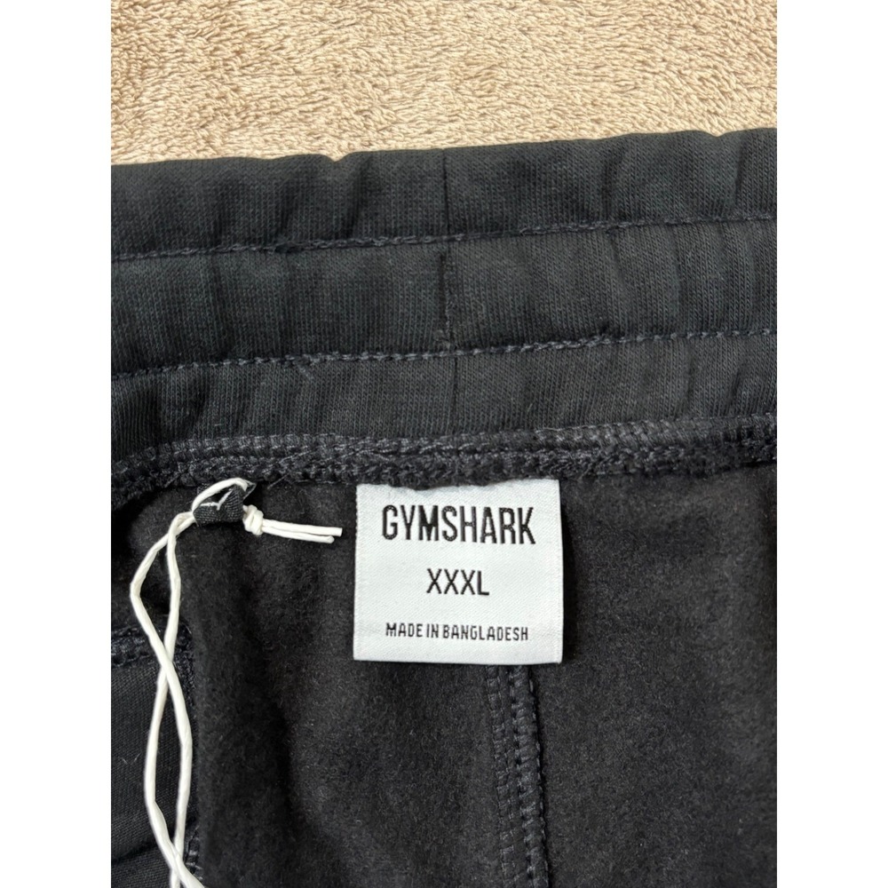 Gymshark Crest Joggers Men's Size 3XL Color Black Slim Fit Gymwear Casual NEW - Picture 3 of 12